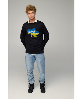 Світшот чоловічий OVERSIZE /no flis/