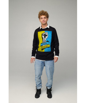 Світшот чоловічий OVERSIZE /no flis/
