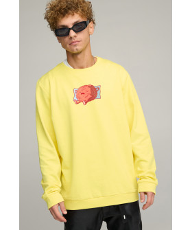 Світшот чоловічий OVERSIZE /no flis/