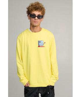 Світшот чоловічий OVERSIZE /no flis/