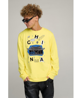 Світшот чоловічий OVERSIZE /no flis/