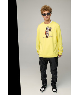 Світшот чоловічий OVERSIZE /no flis/