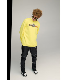 Світшот чоловічий OVERSIZE /no flis/
