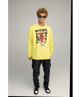 Світшот чоловічий OVERSIZE /no flis/