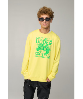 Світшот чоловічий OVERSIZE /no flis/