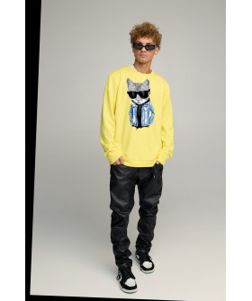 Світшот чоловічий OVERSIZE /no flis/