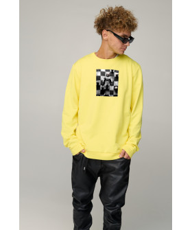 Світшот чоловічий OVERSIZE /no flis/