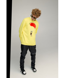 Світшот чоловічий OVERSIZE /no flis/