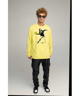 Світшот чоловічий OVERSIZE /no flis/