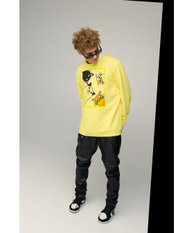 Світшот чоловічий OVERSIZE /no flis/