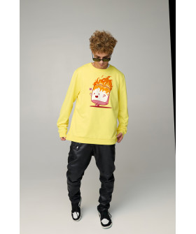 Світшот чоловічий OVERSIZE /no flis/