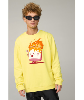 Світшот чоловічий OVERSIZE /no flis/