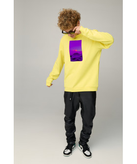 Світшот чоловічий OVERSIZE /no flis/
