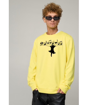 Світшот чоловічий OVERSIZE /no flis/