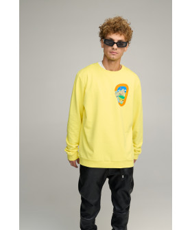 Світшот чоловічий OVERSIZE /no flis/