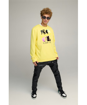 Світшот чоловічий OVERSIZE /no flis/