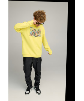 Світшот чоловічий OVERSIZE /no flis/