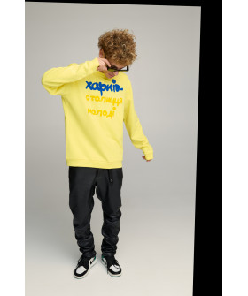 Світшот чоловічий OVERSIZE /no flis/