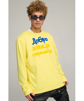 Світшот чоловічий OVERSIZE /no flis/