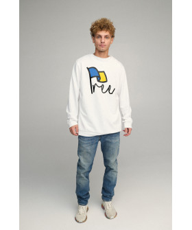 Світшот чоловічий OVERSIZE /no flis/