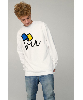 Світшот чоловічий OVERSIZE /no flis/