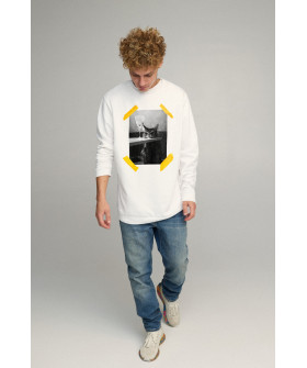 Світшот чоловічий OVERSIZE /no flis/