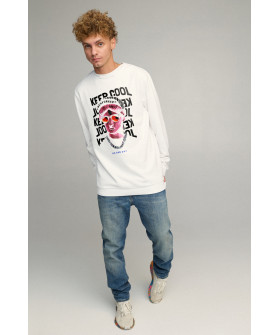 Світшот чоловічий OVERSIZE /no flis/