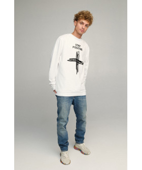 Світшот чоловічий OVERSIZE /no flis/