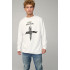 Світшот чоловічий OVERSIZE /no flis/