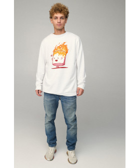 Світшот чоловічий OVERSIZE /no flis/
