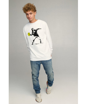 Світшот чоловічий OVERSIZE /no flis/