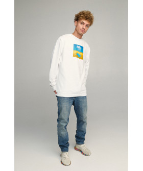 Світшот чоловічий OVERSIZE /no flis/
