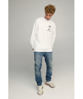 Світшот чоловічий OVERSIZE /no flis/