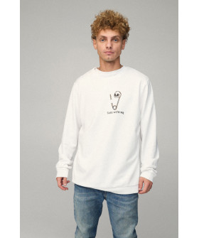 Світшот чоловічий OVERSIZE /no flis/