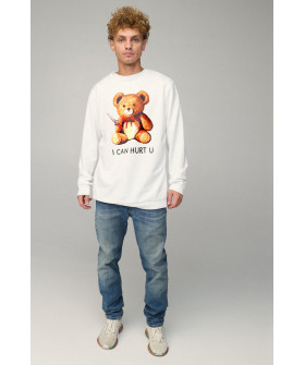 Світшот чоловічий OVERSIZE /no flis/