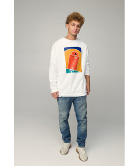 Світшот чоловічий OVERSIZE /no flis/