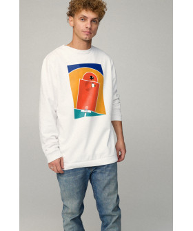 Світшот чоловічий OVERSIZE /no flis/