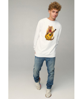 Світшот чоловічий OVERSIZE /no flis/