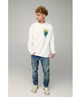 Світшот чоловічий OVERSIZE /no flis/