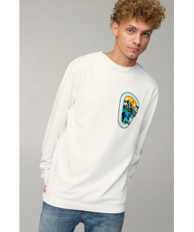 Світшот чоловічий OVERSIZE /no flis/