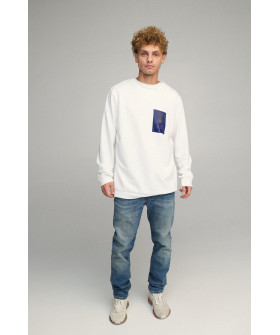 Світшот чоловічий OVERSIZE /no flis/