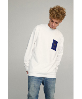 Світшот чоловічий OVERSIZE /no flis/