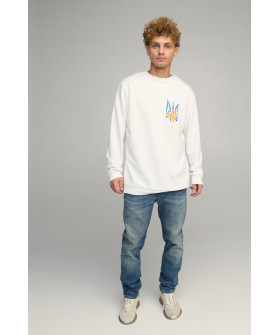 Світшот чоловічий OVERSIZE /no flis/