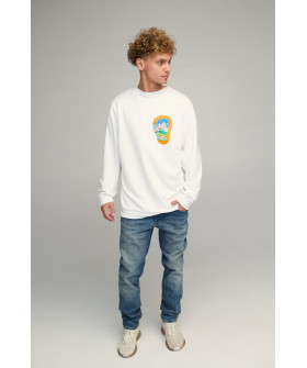 Світшот чоловічий OVERSIZE /no flis/