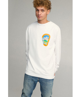 Світшот чоловічий OVERSIZE /no flis/