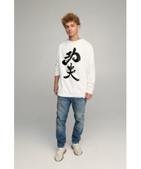 Світшот чоловічий OVERSIZE /no flis/