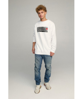 Світшот чоловічий OVERSIZE /no flis/