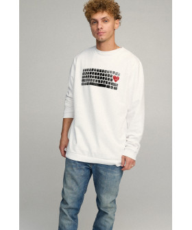 Світшот чоловічий OVERSIZE /no flis/