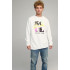 Світшот чоловічий OVERSIZE /no flis/