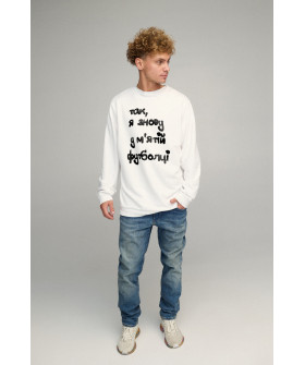 Світшот чоловічий OVERSIZE /no flis/